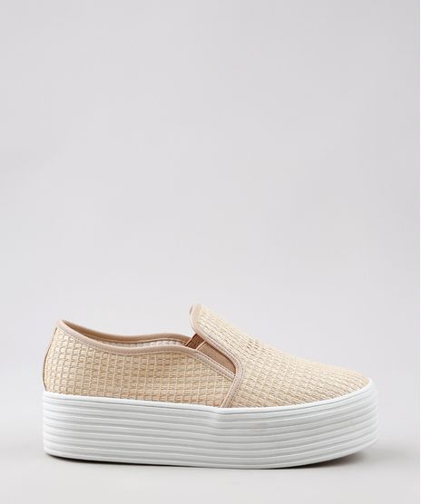 Tenis-Slip-On-Feminino-Oneself-Flatform-em-Palha-Bege-9662769-Bege_1