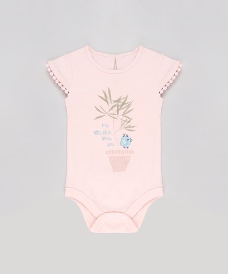 Body-Infantil-Corujinha-com-Pompons-Manga-Curta-Rosa-Claro-9570939-Rosa_Claro_1