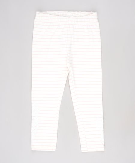 Calca-Legging-Infantil-Listrada-com-Flores-Off-White-9636896-Off_White_1
