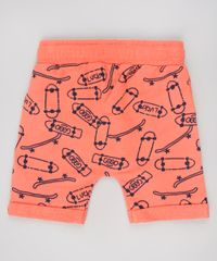 Bermuda-Infantil-Saruel-em-Moletom-Estampada-de-Skate-Coral-9618716-Coral_2