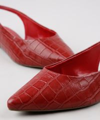 Sapatilha-Feminina-Oneself-Croco-Bico-Fino--Vermelha-9643507-Vermelho_5