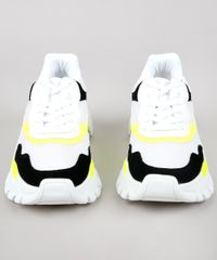 Tenis-Chunky-Feminino-Oneself-com-Recortes-Branco-9659425-Branco_4