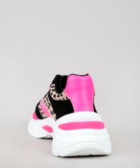 Tenis-Chunky-Feminino-Oneself-com-Recortes-Estampado-Animal-Print-Rosa-9659424-Rosa_3