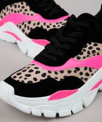Tenis-Chunky-Feminino-Oneself-com-Recortes-Estampado-Animal-Print-Rosa-9659424-Rosa_5