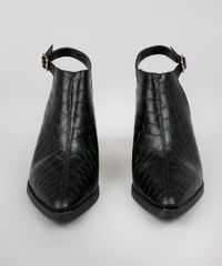 Bota-Open-Boot-Feminina-Oneself-Estampado-Croco-Bico-Fino-com-Fivela-Preto-9659423-Preto_4