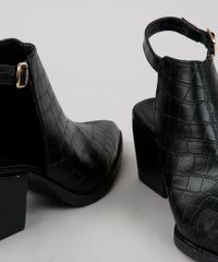 Bota-Open-Boot-Feminina-Oneself-Estampado-Croco-Bico-Fino-com-Fivela-Preto-9659423-Preto_5