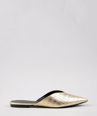 Mule-Feminino-Oneself-Bico-Fino-Metalizado-Croco-Dourado-9662516-Dourado_1