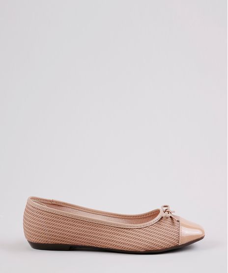 Sapatilha-Feminina-Moleca-Texturizada-com-Laco--Rose-9666914-Rose_1