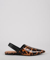 Sapatilha-Feminina-Oneself-Bico-Fino-Estampado-Animal-Print-em-Verniz-Caramelo-9659418-Caramelo_1