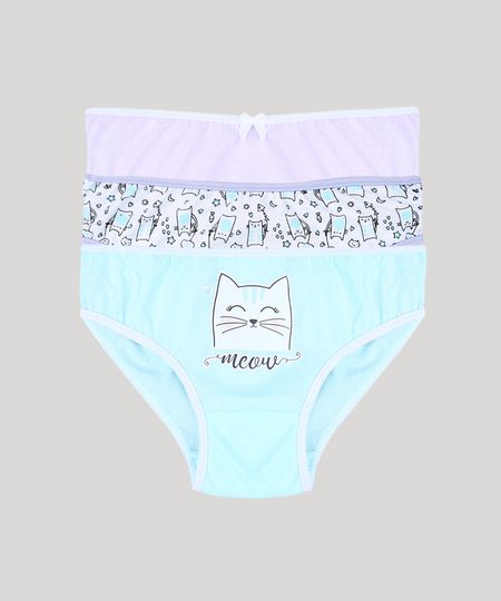 Kit-de-Calcinhas-Infantis-Gatinho-Multicor-9638071-Multicor_1 Kit-de-Calcinhas-Infantis-Gatinho-Multicor-9638071-Multicor_1
