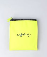 Necessaire-Feminina-com-Divisoria--Lavar--e--Usar--Amarela-Neon-9661611-Amarelo_Neon_1