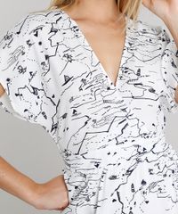 Vestido-Feminino-Curto-Transpassado-Estampado-de-Mapa-Manga-Curta-Branco-9662983-Branco_4