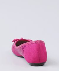 Sapatilha-Infantil-Molekinha-Bico-Redondo-em-Paete-com-Laco-Rosa-Escuro-9668057-Rosa_Escuro_3