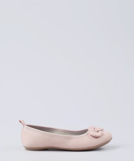 Sapatilha-Infantil-Molekinha-Bico-Redondo-em-Suede-com-Laco-Rose-9668056-Rose_1