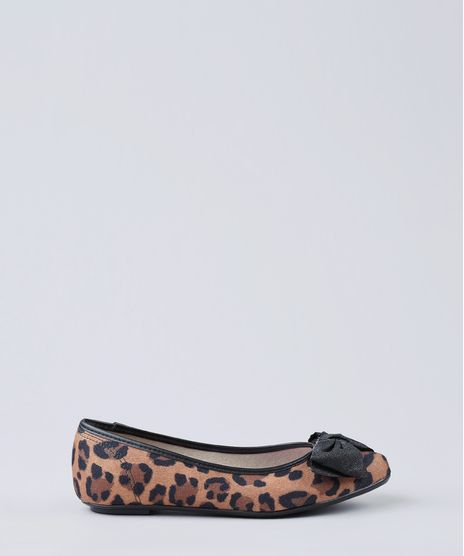 Sapatilha-Infantil-Molekinha-Bico-Fino-Estampada-Animal-Print-com-Laco-Caramelo-9668059-Caramelo_1
