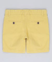 Bermuda-de-Sarja-Infantil-com-Bolso-e-Cordao-Amarela-9564069-Amarelo_2