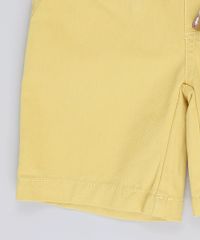 Bermuda-de-Sarja-Infantil-com-Bolso-e-Cordao-Amarela-9564069-Amarelo_4