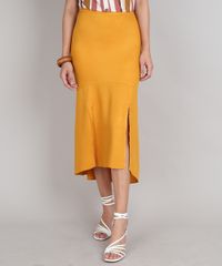 Saia-Feminina-Midi-Mullet-com-Fenda-e-Recorte-Mostarda-9684694-Mostarda_1