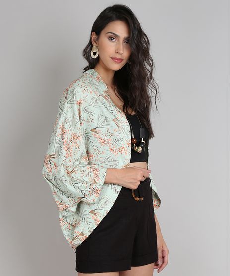Kimono-Feminino-Estampado-Floral-Verde-Claro-9646867-Verde_Claro_1