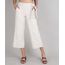 Calca-de-Sarja-Feminina-Pantacourt-com-Faixa-para-Amarrar-Bege-9666393-Bege_1