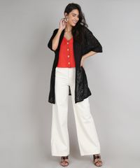 Capa-Feminina-Devore-com-Arabescos-Manga-3-4-Preta-9638542-Preto_3 Capa-Feminina-Devore-com-Arabescos-Manga-3-4-Preta-9638542-Preto_3