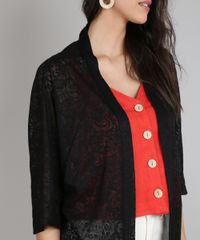 Capa-Feminina-Devore-com-Arabescos-Manga-3-4-Preta-9638542-Preto_4 Capa-Feminina-Devore-com-Arabescos-Manga-3-4-Preta-9638542-Preto_4