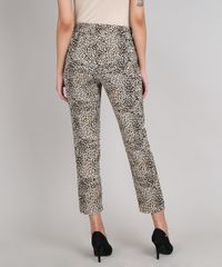 Calca-Feminina-Jogger-Estampada-Animal-Print-com-Cordao--Bege-9544338-Bege_2