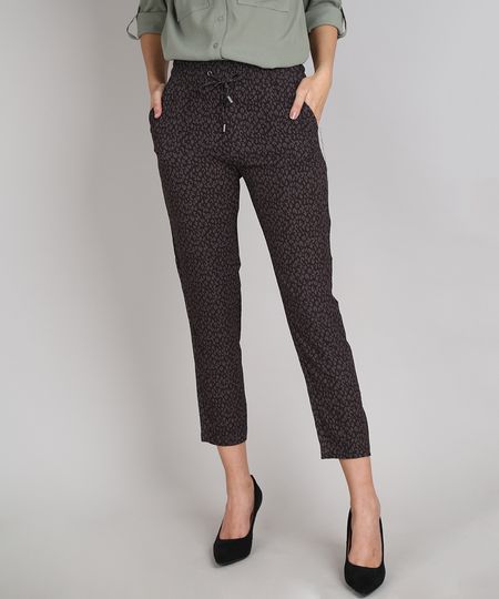 Calca-Feminina-Jogger-Estampada-Animal-Print-com-Cordao--Cinza-9544337-Cinza_1 Calca-Feminina-Jogger-Estampada-Animal-Print-com-Cordao--Cinza-9544337-Cinza_1