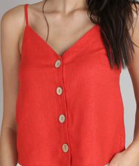 Regata-Feminina-em-Linho-com-Botoes-Decote-V-Cobre-9546813-Cobre_4