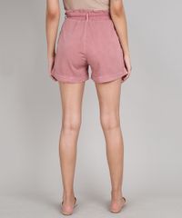 Short-Feminino-com-Bolso-e-Cordao-Rosa-Escuro-9664656-Rosa_Escuro_2