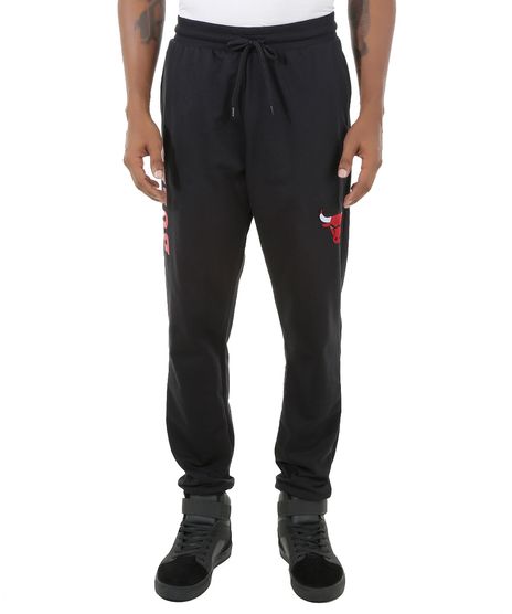 Calca-em-Moletom-NBA-Chicago-Bulls-Preta-8525800-Preto_1