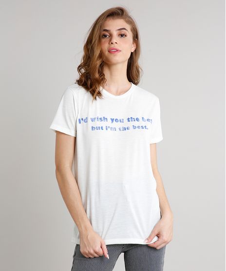 T-Shirt-Feminina-Mindset--I-m-the-Best--Manga-Curta-Decote-Redondo-Off-White-9711632-Off_White_1