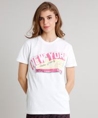 T-Shirt-Feminina-Mindset--New-York--Manga-Curta-Decote-Redondo-Off-White-9711633-Off_White_1