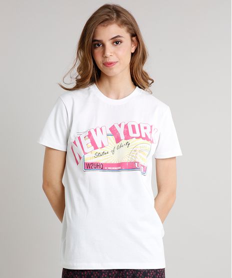 T-Shirt-Feminina-Mindset--New-York--Manga-Curta-Decote-Redondo-Off-White-9711633-Off_White_1