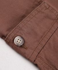 Bermuda-de-Sarja-Masculina-Plus-Size-Reta-Cargo--Marrom-9436035-Marrom_1_4