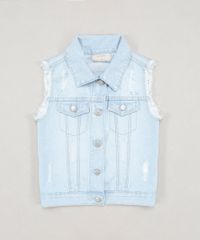 Colete-Jeans-Infantil-com-Rasgos-e-Strass-Azul-Claro-9246825-Azul_Claro_1
