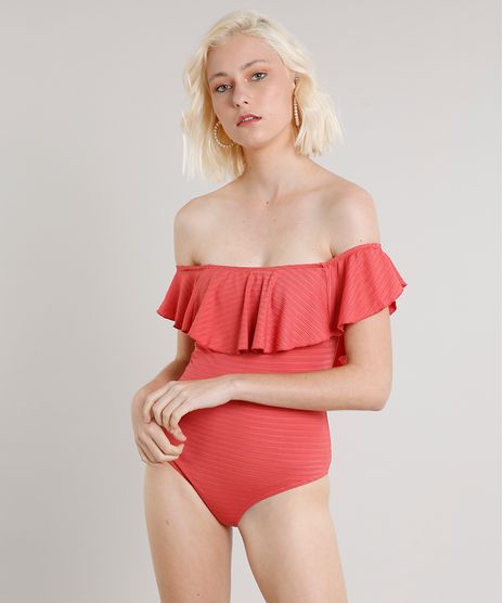 Maio-Body-Ombro-a-Ombro-com-Babado-Texturizado-Sem-Bojo-Protecao-UV-50-Rosa-Escuro-9555844-Rosa_Escuro_1