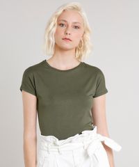 Blusa-Feminina-Basica-Cropped-Manga-Curta-Verde-Militar-9647002-Verde_Militar_1