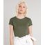 Blusa-Feminina-Basica-Cropped-Manga-Curta-Verde-Militar-9647002-Verde_Militar_1
