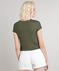 Blusa-Feminina-Basica-Cropped-Manga-Curta-Verde-Militar-9647002-Verde_Militar_2