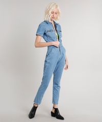 Macacao-Jeans-Feminino-com-Bolsos-Manga-Curta-Azul-Claro-9664648-Azul_Claro_3