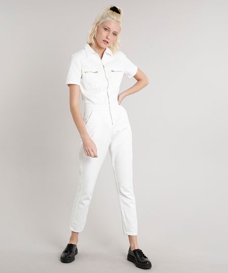 Macacao-de-Sarja-Feminino-com-Bolsos-Manga-Curta-Off-White-9664649-Off_White_1