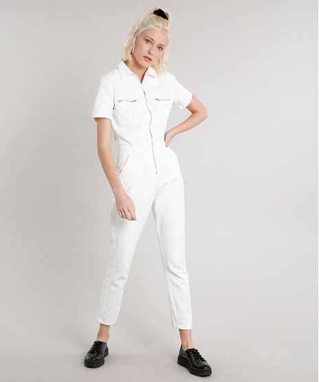 Macacao-de-Sarja-Feminino-com-Bolsos-Manga-Curta-Off-White-9664649-Off_White_1
