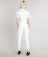 Macacao-de-Sarja-Feminino-com-Bolsos-Manga-Curta-Off-White-9664649-Off_White_2