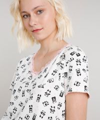 Pijama-Feminino-Estampado-de-Panda-com-Renda-Manga-Curta-Off-White-9638669-Off_White_3