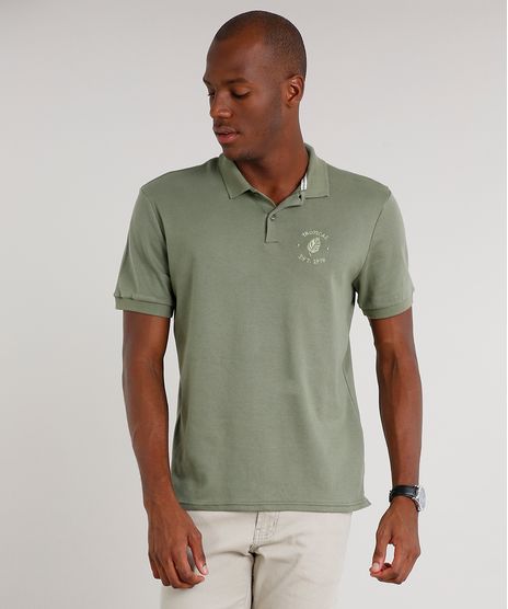 Polo-Masculina-Comfort-Fit--Botanical--com-Bordado-Manga-Curta-Verde-9589164-Verde_1