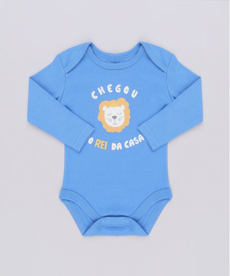Body-Infantil-Leaozinho--O-rei-da-casa-----Manga-Longa-Azul-9457039-Azul_1