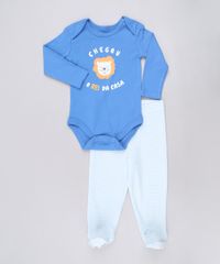 Body-Infantil-Leaozinho--O-rei-da-casa-----Manga-Longa-Azul-9457039-Azul_3