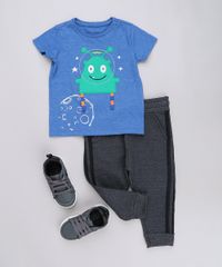 Calca-Infantil-em-Moletom-com-Listras-Laterais-e-Bolso-Cinza-Mescla-Escuro-9618699-Cinza_Mescla_Escuro_3