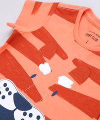 Camiseta-Infantil-com-Estampa-Interativa-de-Tigre-Manga-Curta-Laranja-9667897-Laranja_4